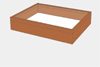 Meranthi wood drawer - 40 x 50 x 8 cm, with plastazote foam