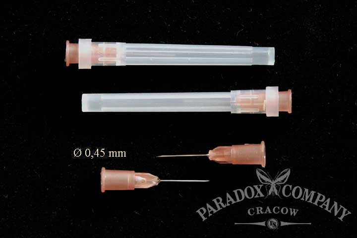 Hypodermic needles, l. 16 mm, 10 pcs.