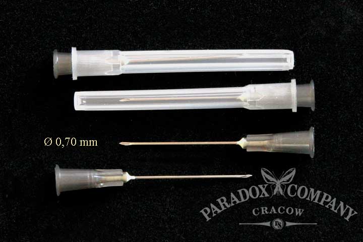 Hypodermic needles, l. 30 mm, 10 pcs.