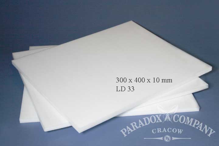 Plastazote foam 30 x 40 cm, density 33